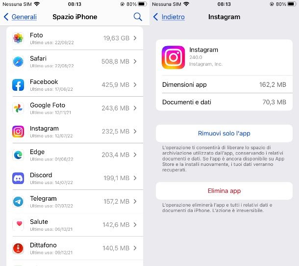 Come pulire la cache di Instagram su iPhone