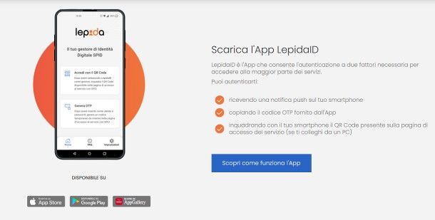 App per SPID