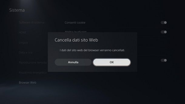 Come andare su Internet PS5