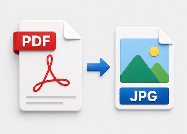 Come modificare un file PDF in JPG