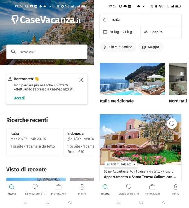 casevacanza app