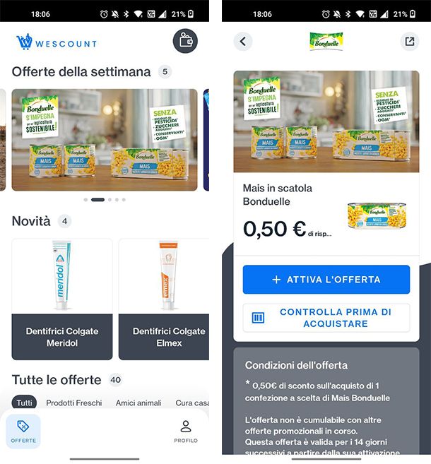 Codice sconto  App da 10€: scopri se sei abilitato