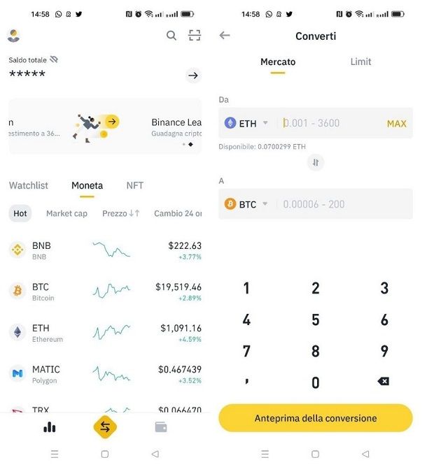 binance app lite