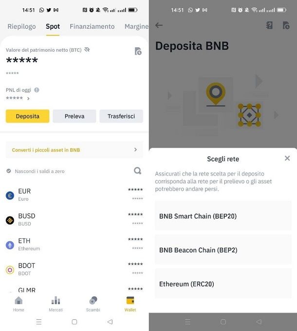 binance deposito