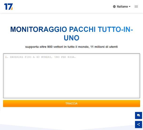 Siti per rintracciare un pacco: corrieri e altri store