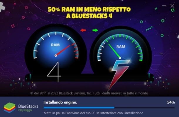 bluestacks installazione per windows
