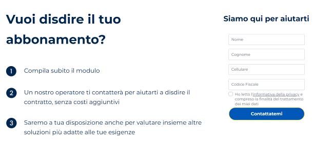 Come disdire Telepass online: sito Web