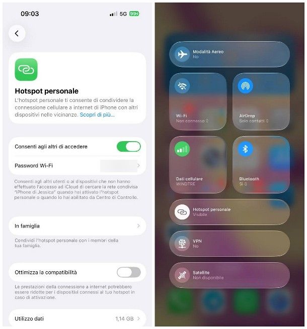 Come fare da hotspot al PC con iPhone: Wi-Fi