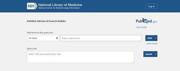 Fare una ricerca avanzata su PubMed