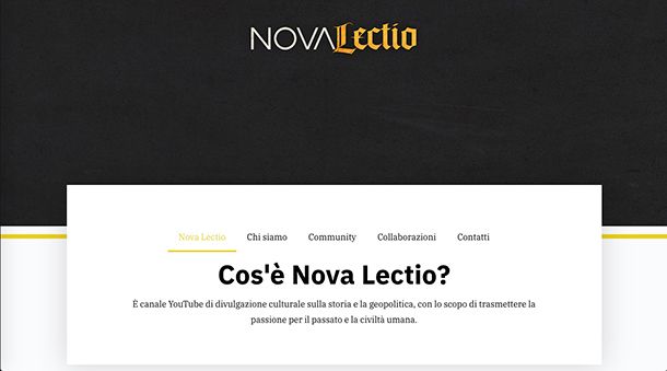 Migliori siti di geopolitica Nova Lectio