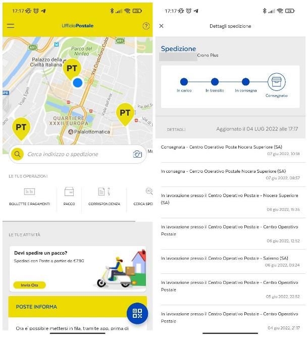 App per tracciare pacchi Poste Italiane
