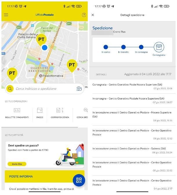 App per tracciare pacchi Poste Italiane