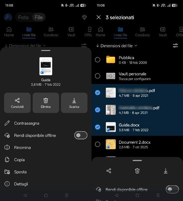 Come liberare spazio su OneDrive da smartphone e tablet