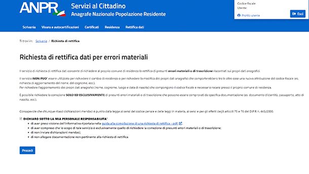 Come verificare la mia residenza online