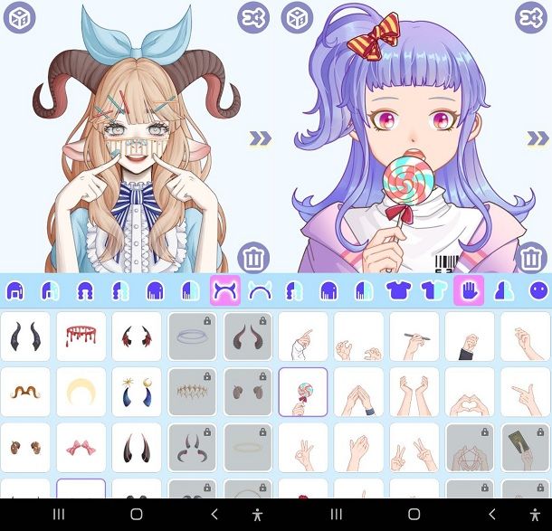 App per creare personaggi anime