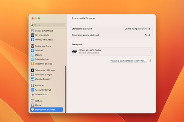 Come ripristinare lo scanner su Mac