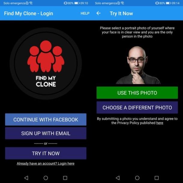 Find my clone (Android)