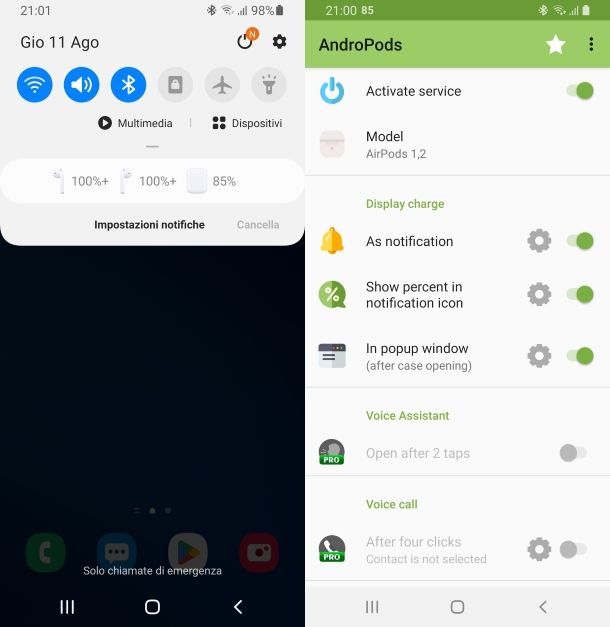 AndroPods per Android