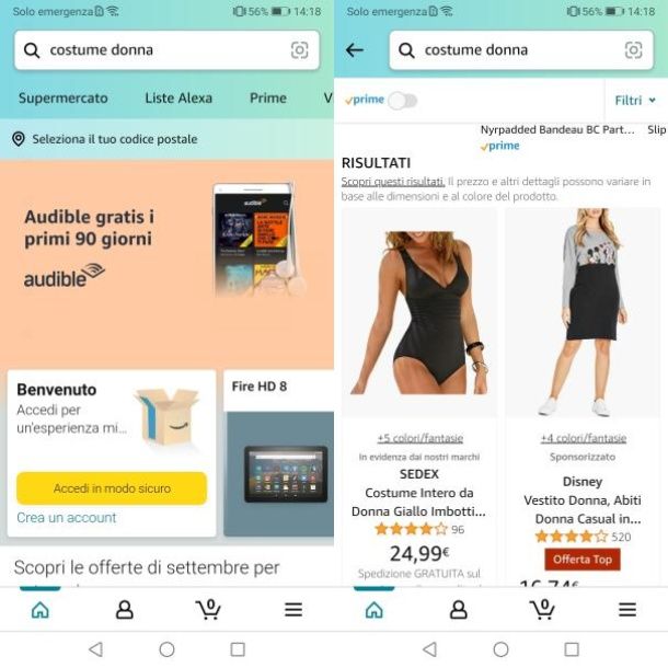 Amazon Shopping (Android/iOS/iPadOS)