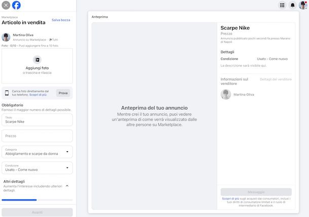Marketplace di Facebook