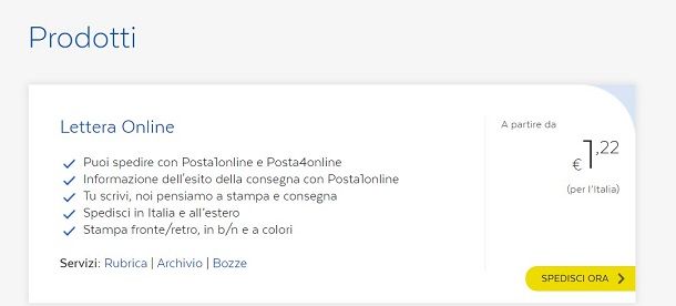 posta online