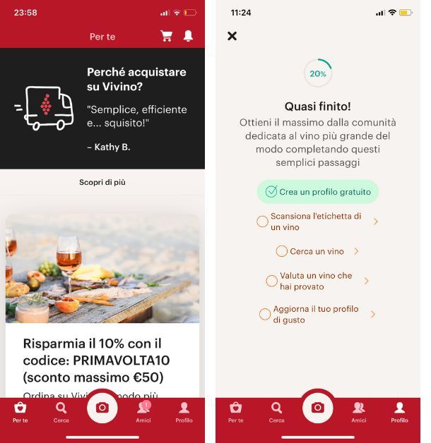 Vivino app