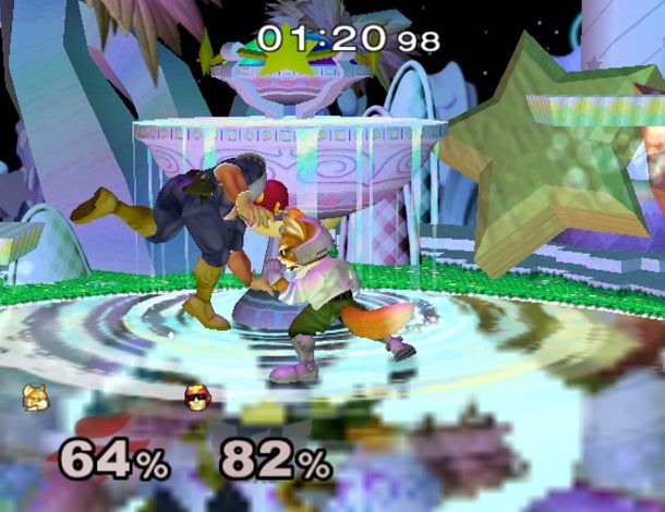 super smash melee