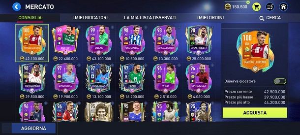 Mercato FIFA Mobile