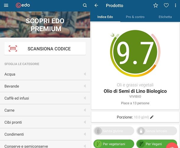 Alla scoperta dei cibi con Edo