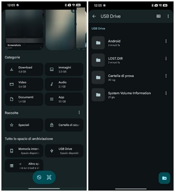 Come attivare OTG Android per memorie esterne