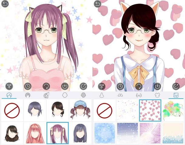 App per creare personaggi anime