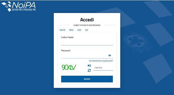Accesso NoiPA