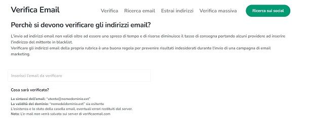 Verifica Email