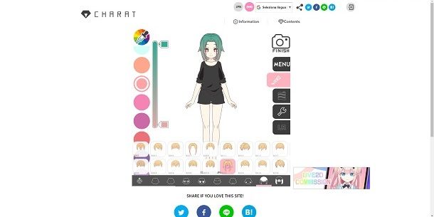 App per creare personaggi anime