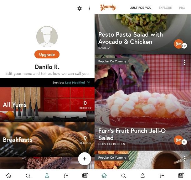 Altre valide app per scoprire nuove ricette