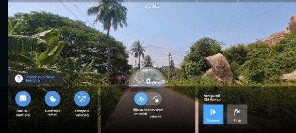 schermate video percorso app BitGym