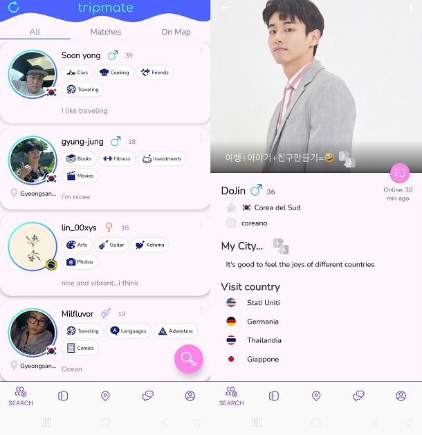 App per conoscere coreani