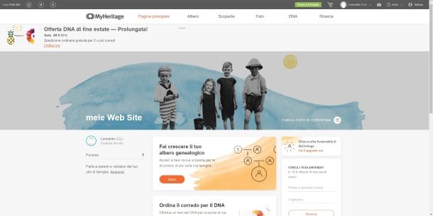 MyHeritage online