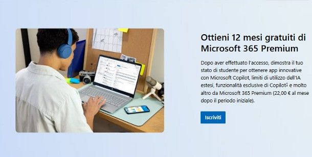 Word gratis per studenti