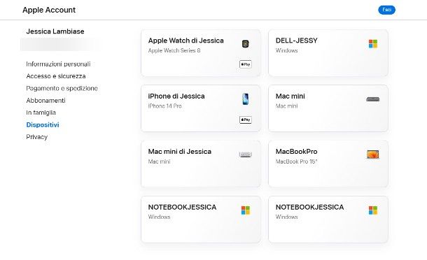Come eliminare account Apple da remoto