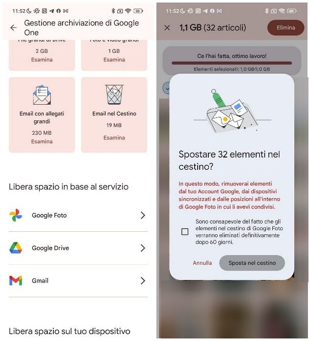 Come eliminare foto da Google