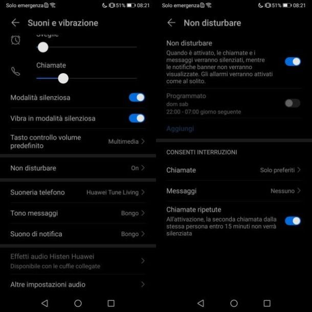 Come togliere il non disturbare su Android