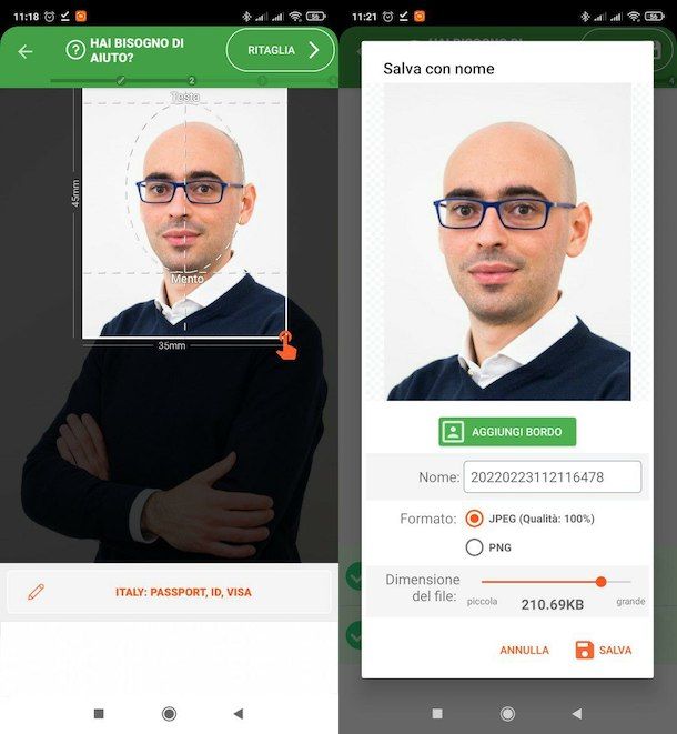 App per stampare fototessere