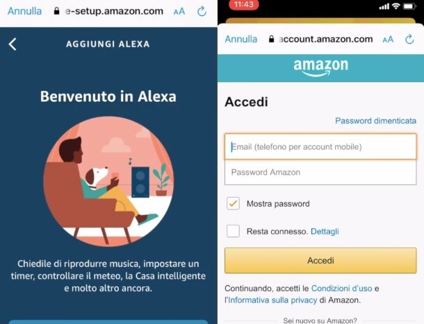 MyFastweb e Alexa