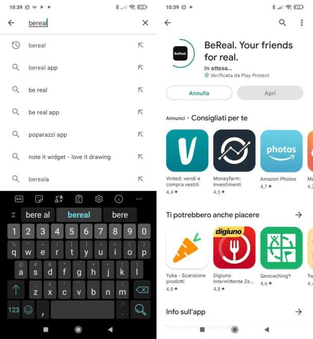 Scaricare BeReal su Android