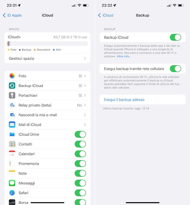 Backup iPhone