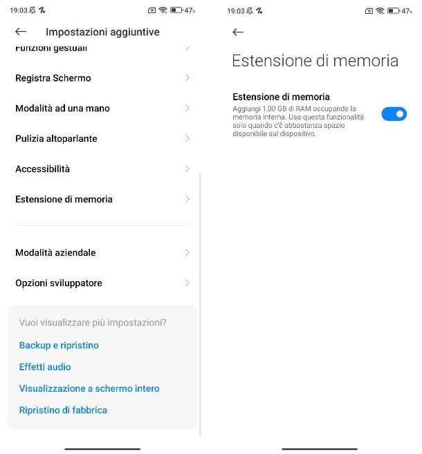 Come espandere la RAM del telefono Xiaomi