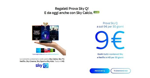 sky q prova