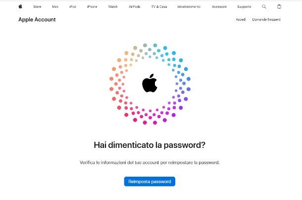 Come eliminare account Apple senza password