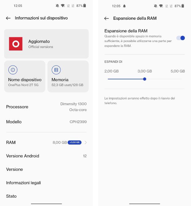 Come espandere la RAM del telefono OPPO/OnePlus/Realme